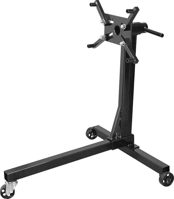 Big RED 750 lb Steel Rotating Engine Stand with 360° Head and 3 Caster