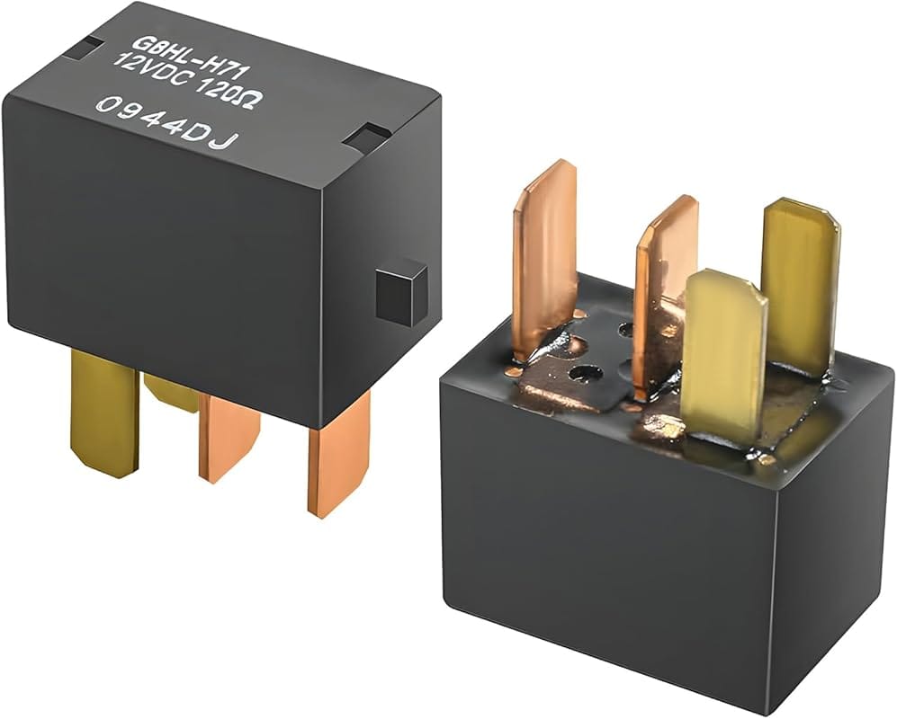 2 PCS Car AC Relay 4 Pin Power Relay Assembly for Accord Civic CR-V CR