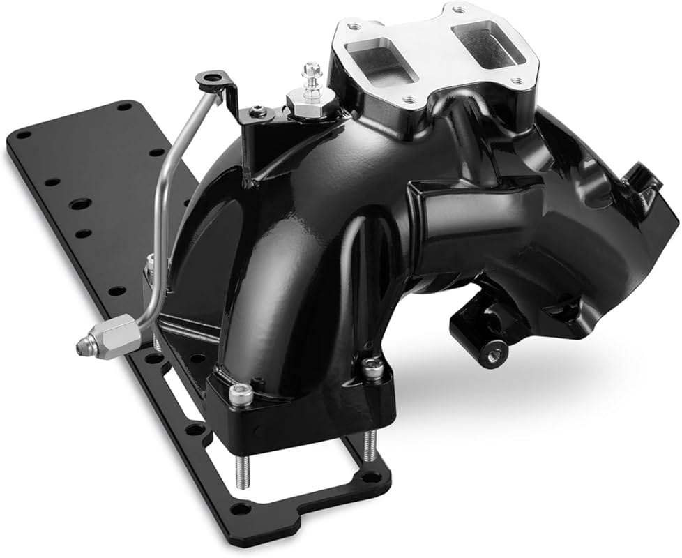6.7L Cummins Aluminum Intake Horn Kit with Grid Heater for Dodge Ram 2500/3500 2007-2012