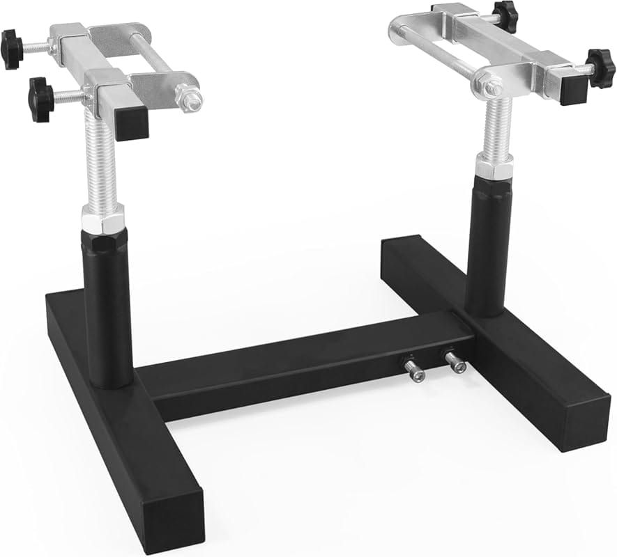 YHMOTO Heavy Duty 360° Rotating Motorcycle Engine Stand with Durable S