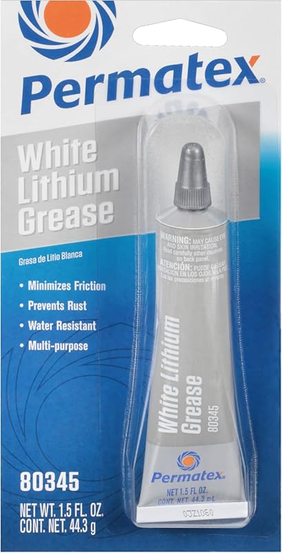Permatex White Lithium Grease Multi-Purpose Lubricant, 1.5 oz Tube