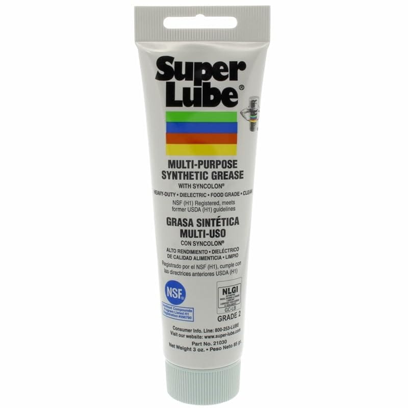 Super Lube Synthetic Grease – Water & Corrosion Resistant, Food Grade 