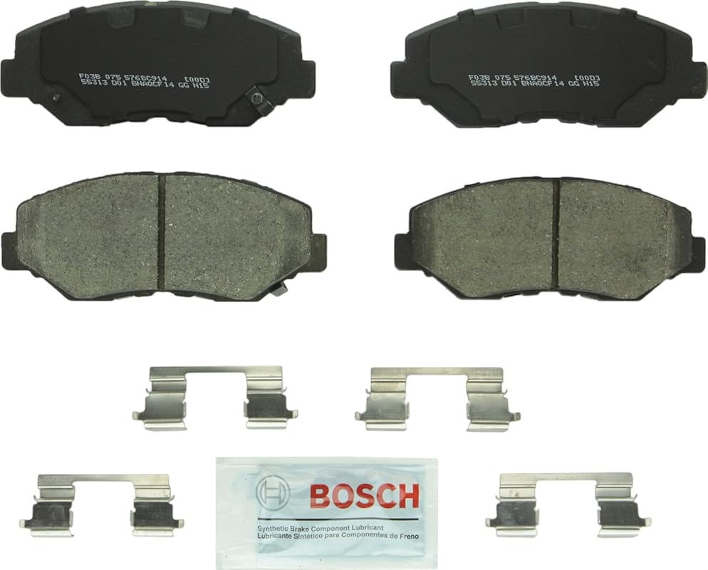 Bosch QuietCast Premium Front Ceramic Brake Pads for Acura ILX, Honda 