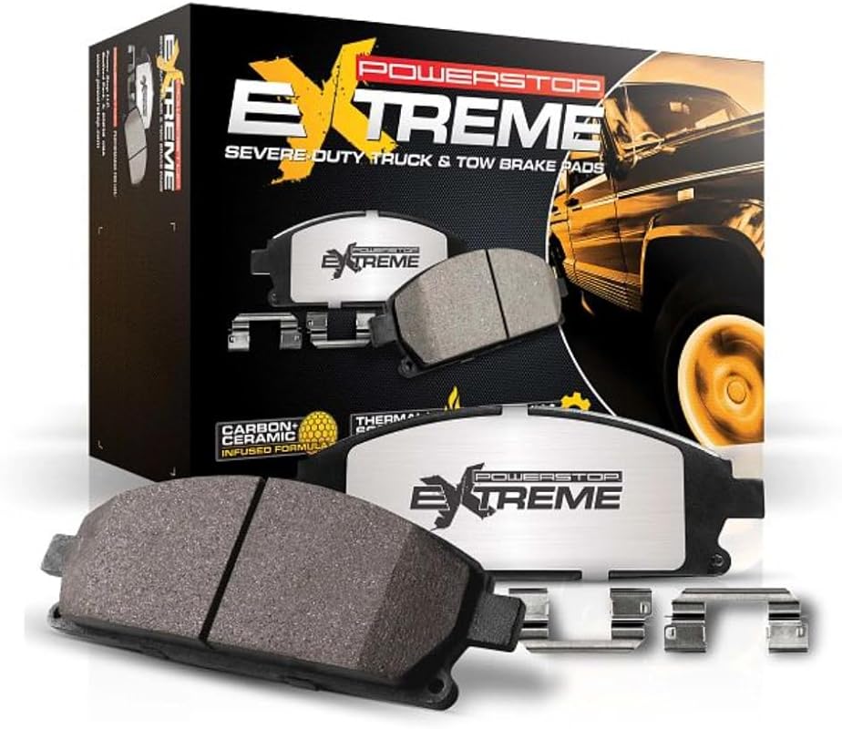 PowerStop Z36 Carbon-Fiber Ceramic Front Brake Pads for Chevrolet Silv