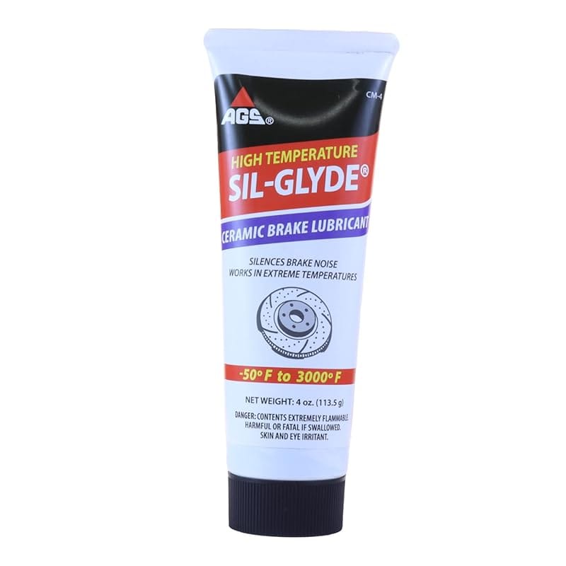 AGS Cerami-Glyde Silicone Brake Lubricant Reduces Noise, Safe for All 