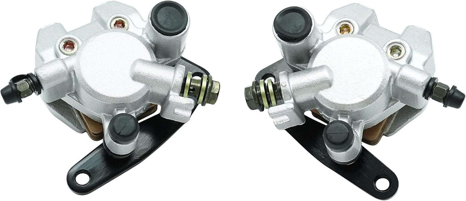 M MATI Front Left Right Brake Calipers & Pads for Yamaha Banshee, Griz