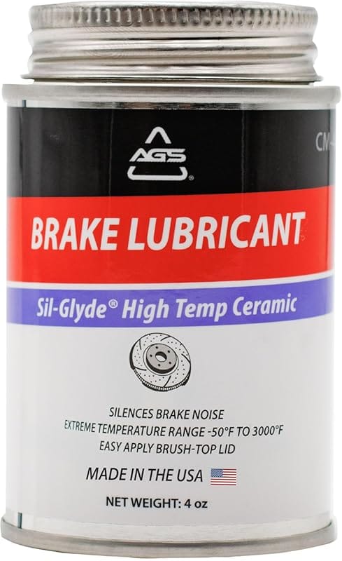 AGS Brush Top Ceramic-Glyde Silicone Brake Lubricant – Noise Reduction