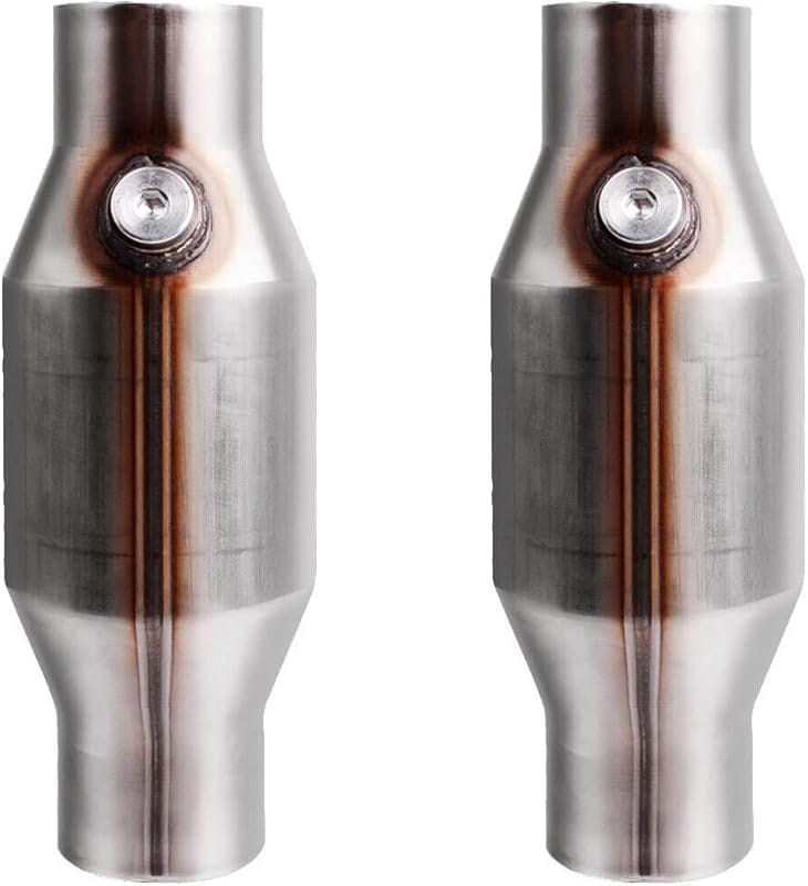 MOCW 2.5 Inch High Flow Stainless Steel Universal Catalytic Converter 