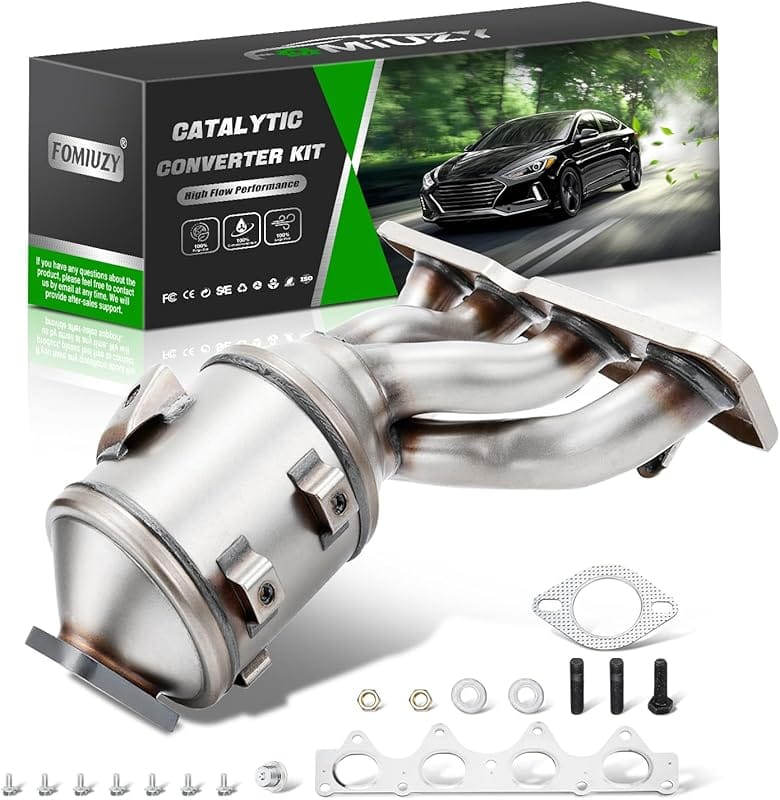 Catalytic Converter Kit Fit Hyundai Accent Veloster Kia Soul Rio 2012-