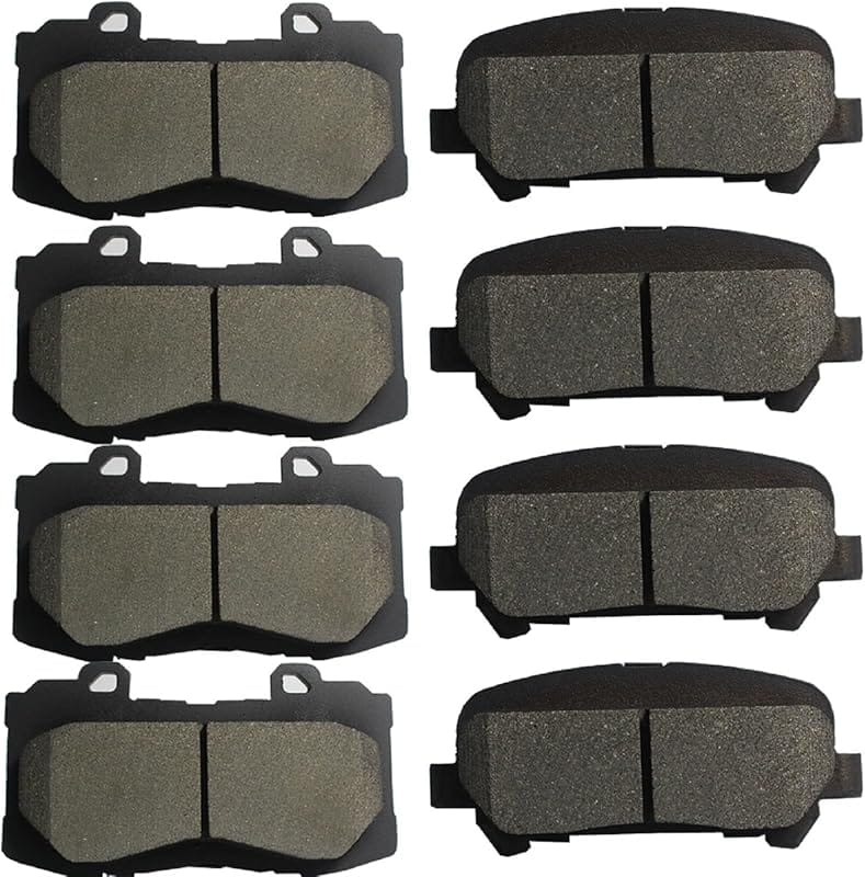 SIPAUTEC Carbon Fiber Ceramic Brake Pads for Chevy Colorado & GMC Cany