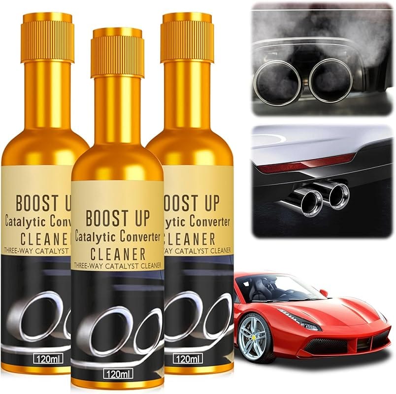 Timeno 3Pcs Catalytic Converter Cleaner – Boost Engine Performance & R